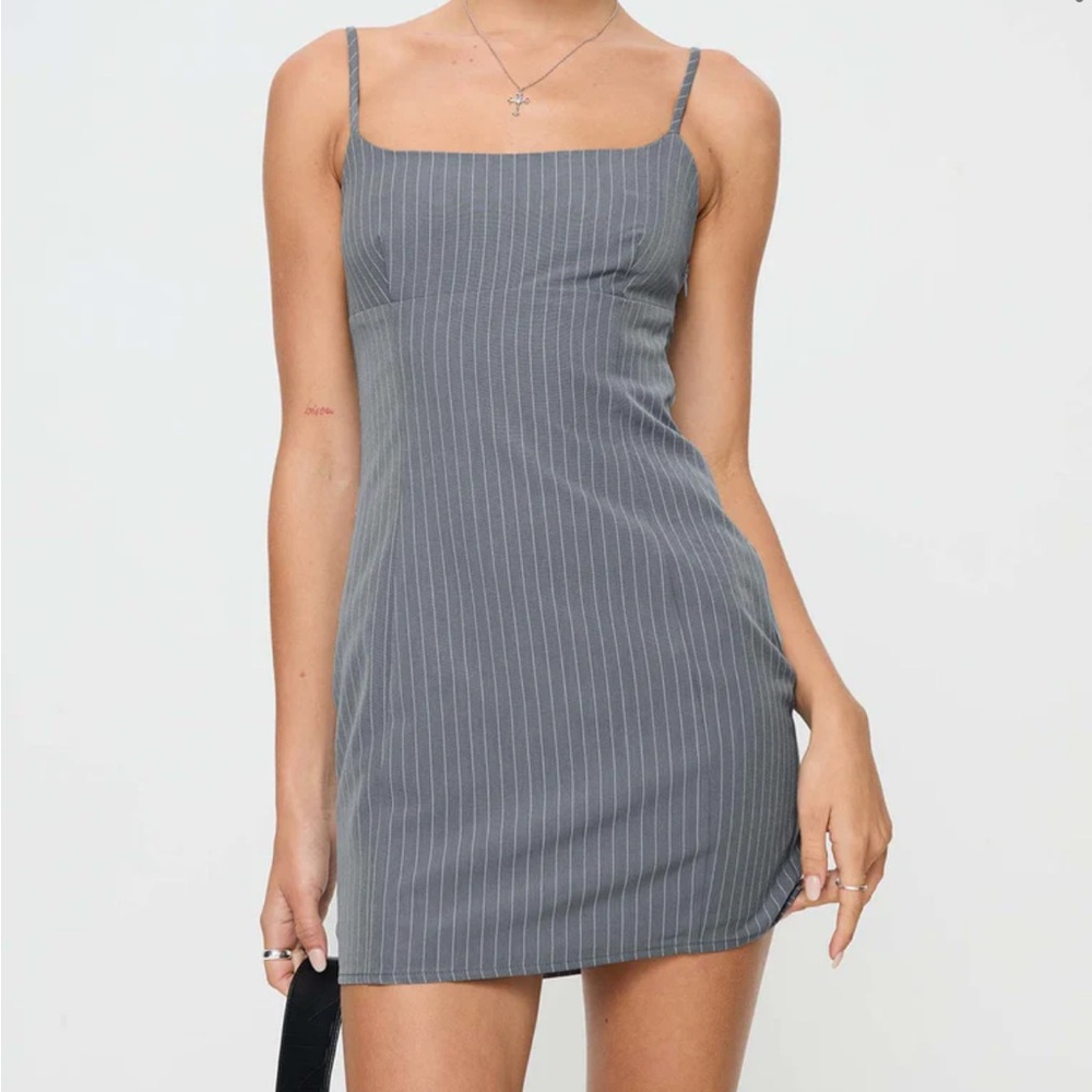 NWT Princess Polly Bakers Mini Dress Grey